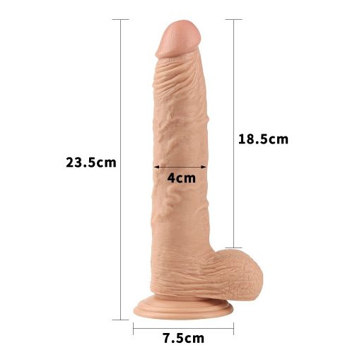 Lovetoy Real Extreme - tapadókorongos dildó - 24cm