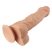 Lovetoy Real Extreme - tapadókorongos dildó - 23cm (natúr)