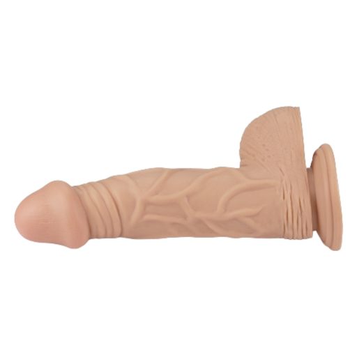 Lovetoy Real Extreme - tapadókorongos dildó - 23cm (natúr)