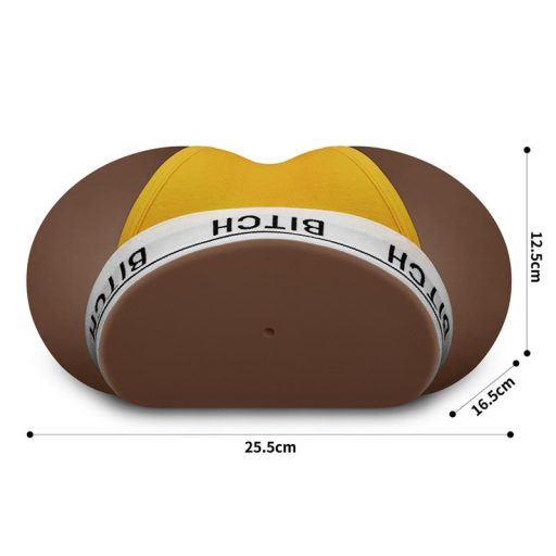 Lovetoy Streetgirl's 12 - művagina torzó és tanga (sötét natúr)