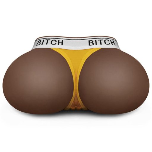 Lovetoy Streetgirl's 12 - művagina torzó és tanga (sötét natúr)