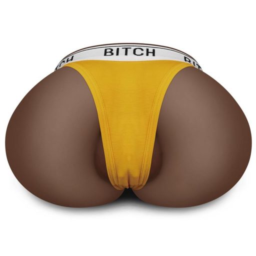 Lovetoy Streetgirl's 12 - művagina torzó és tanga (sötét natúr)