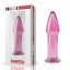 5" Glass Romance - Üveg anál plug (Pink) 12,2cm x 3,5cm
