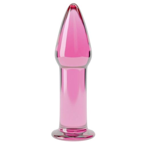 5" Glass Romance - Üveg anál plug (Pink) 12,2cm x 3,5cm