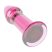 5" Glass Romance - Üveg anál plug (Pink) 12,2cm x 3,5cm
