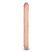 Realistic Slim Ultra Double Dildo - Kétvégű élethű erezett dildó - 44,5cm (Bőrszínű)