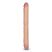 Realistic Slim Ultra Double Dildo - Kétvégű élethű erezett dildó - 44,5cm (Bőrszínű)