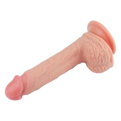 Lovetoy Nature Cock - tapadókorongos élethű dildó - 21cm (natúr)