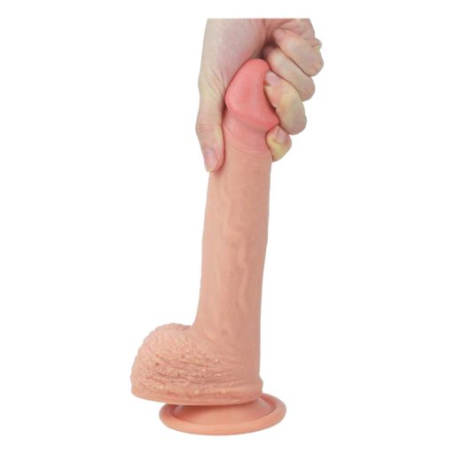 Lovetoy Nature Cock - tapadókorongos élethű dildó - 21cm (natúr)