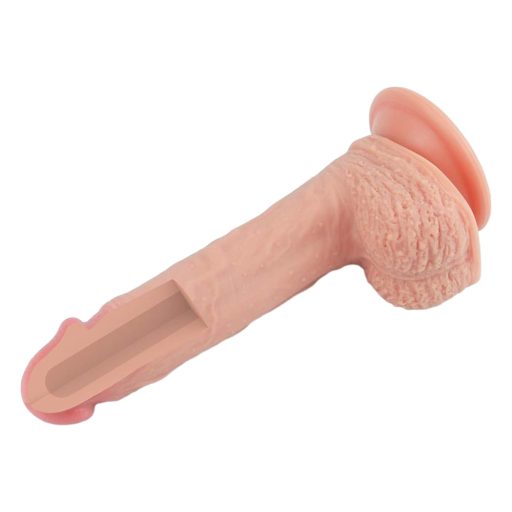 Lovetoy Nature Cock - tapadókorongos élethű dildó - 21cm (natúr)