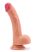 Lovetoy - élethű, hajlított dildó - 22cm (natúr)