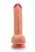 Lovetoy - élethű, hajlított dildó - 22cm (natúr)