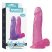 Lovetoy Jelly Studs - tapadókorongos dildó - 20cm (pink)