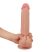Lovetoy Sliding-Skin - kétrétegű dildó - 23cm (natúr)