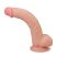 Lovetoy Sliding-Skin - kétrétegű dildó - 23cm (natúr)
