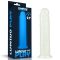Lovetoy 8 inch Lumino Play Dildo - Letapasztható vízálló sötétben világító élethű dildó - 21 cm (Áttetsző)