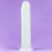 Lovetoy 8 inch Lumino Play Dildo - Letapasztható vízálló sötétben világító élethű dildó - 21 cm (Áttetsző)