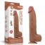 Lovetoy 14'' King Sized - Dupla rétegű realisztikus dildó - 36cm (Barna)