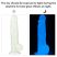 Lovetoy 8,5 inch Lumino Play Dildo - Letapasztható vízálló sötétben világító élethű dildó herékkel - 21,5 cm (Áttetsző)
