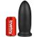 9" King Sized Anal Bomber - Letapasztható vízálló nagy anál dildó - 26,7 cm (Fekete)
