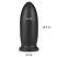 9" King Sized Anal Bomber - Letapasztható vízálló nagy anál dildó - 26,7 cm (Fekete)