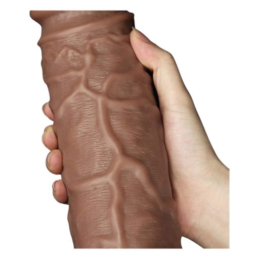 Lovetoy Chubby - tapadókorongos élethű dildó - 25cm (natúr)
