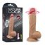 Lovetoy Liam Flesh - Dupla rétegű realisztikus szilikon forgó vibrátor - 21,5 cm
