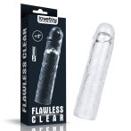   Flawless Clear Penis Sleeve Add 2'' - pénisz hosszabító