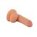 Mr. Rude - tapadókorongos, herés élethű dildó - 18cm (natúr)