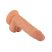 Mr. Rude - tapadókorongos élethű dildó - 19cm (natúr)