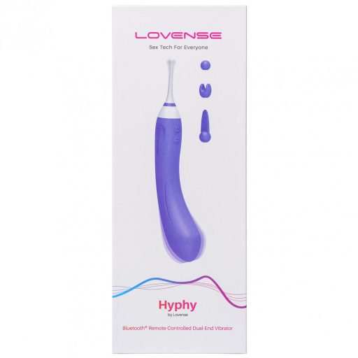 LOVENSE Hyphy - okos 2in1 vibrátor (lila)