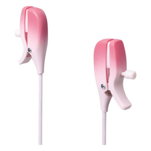 LOVENSE Gemini - okos, vibrációs mellbimbó csipesz (pink)