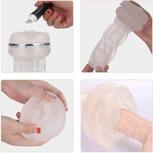 Tracy's Dog Crystal - élethű műpunci maszturbátor (átlátszó)