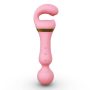   Tracy's Dog Magic Wand - akkus, 3in1 masszírozó vibrátor (pink)