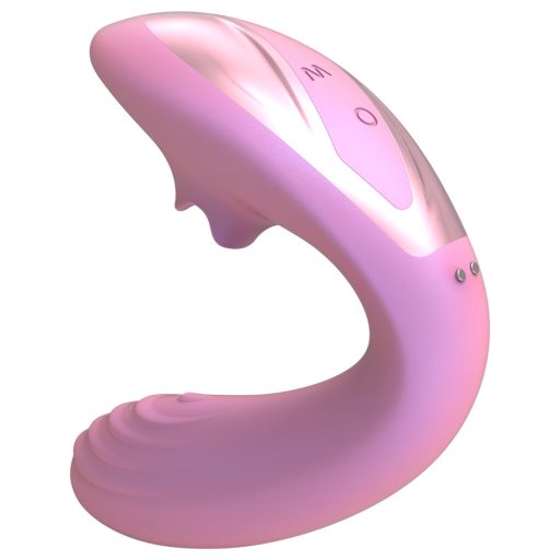 Tracy's Dog OG Lick - G-pont vibrátor és csiklóizgató távirányítóval (pink)