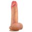 FeelSkin - ultra realisztikus herés dildó - natúr (15,2cm)