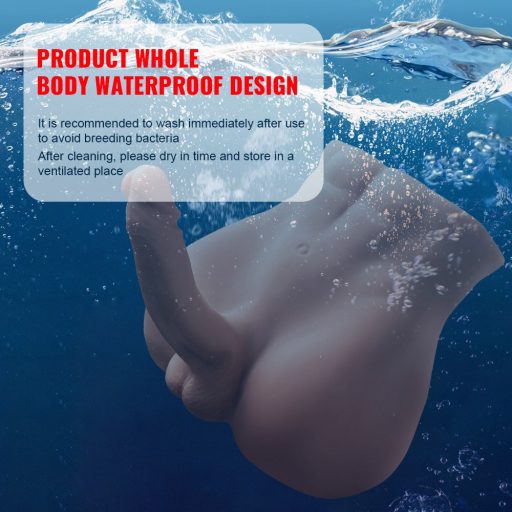 Barlett Masturbator - Akkus vízálló vibrációs élethű pénisz maszturbátor (testszínű)