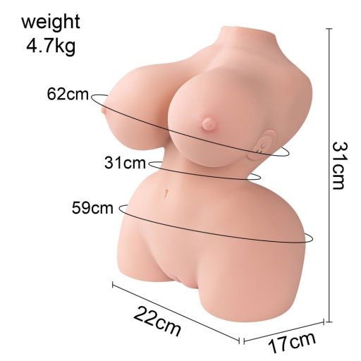 Delilah férfi maszturbátor - élethű torzó