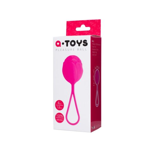 Toyfa A-TOYS Szilikon gésagolyó- 3,5cm (Pink)
