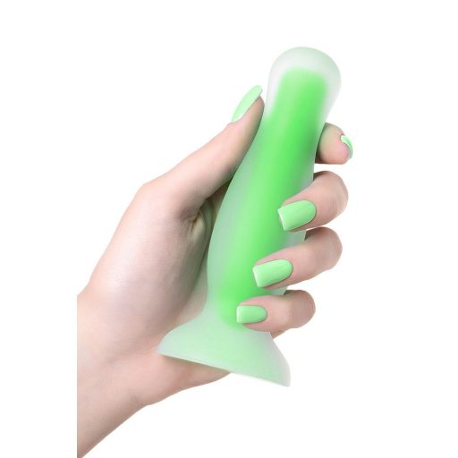 BEYOND BY TOYFA Mortimer Sötétben világító letapasztható realisztikus anál dildó - Zöld 12,5cm