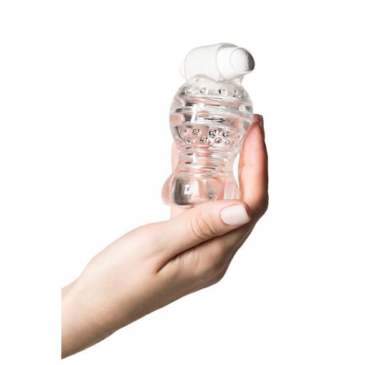 TOYFA Lingam vibrációs maszturbátor (áttetsző)