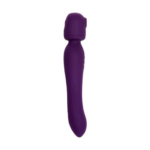 TOYA Jos 2 az 1-ben Wand masszírozó és léghullámos vibrátor (lila)
