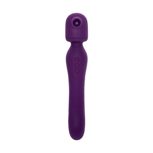 TOYA Jos 2 az 1-ben Wand masszírozó és léghullámos vibrátor (lila)