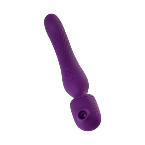 TOYA Jos 2 az 1-ben Wand masszírozó és léghullámos vibrátor (lila)