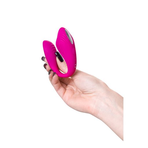 TOYFA A-TOYS Távirányítható USB-s újratölthető párvibrátor (Pink)
