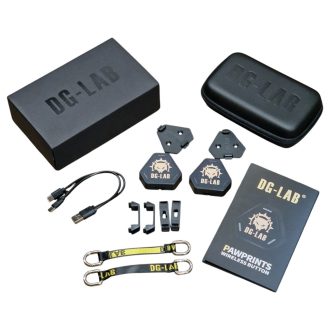  DG-LAB PawPrints - vezeték nélküli szenzorgomb (fekete) - 2 db