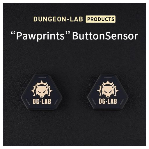 DG-LAB PawPrints - vezeték nélküli szenzorgomb (fekete) - 2 db