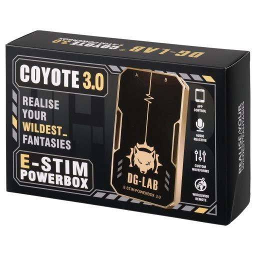 DG-LAB Coyote 3.0 - kétcsatornás elektrostimulációs vezérlő (fekete)