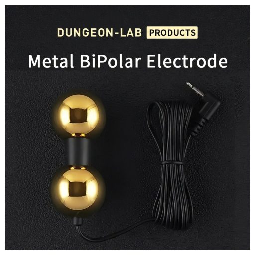 DG-LAB BiPolar B - kétpólusú, homokóra alakú fém elektróda (arany)