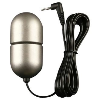   DG-LAB Matte Steel - kétpólusú, ovális acél elektróda (ezüst)